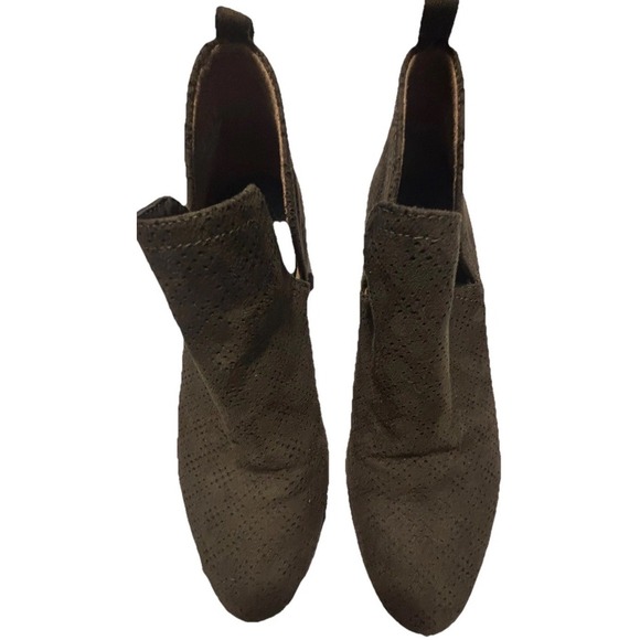 Dr. Scholl's Shoes - Dr. Scholl's Rate Ankle Boots Women's Size 9 Olive Green Faux Suede